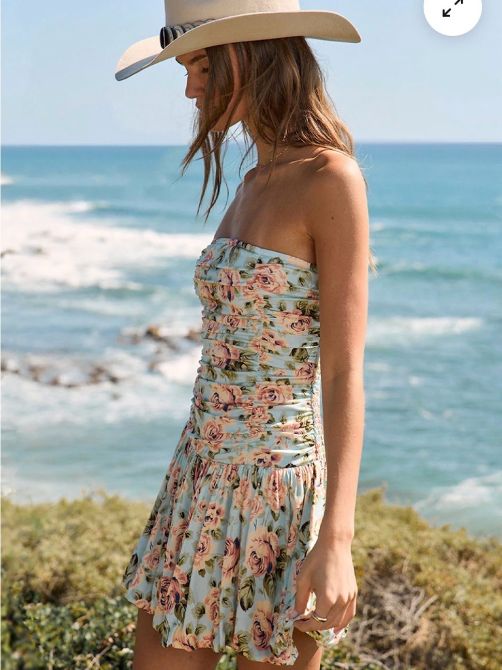 Saltwater Luxe Leightyn Strapless Mini Dress